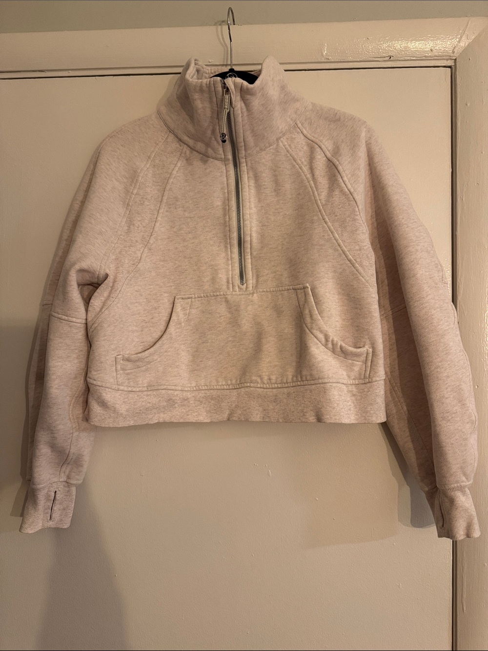 lululemon athletica Cropped Half-Zip Funnel-neck